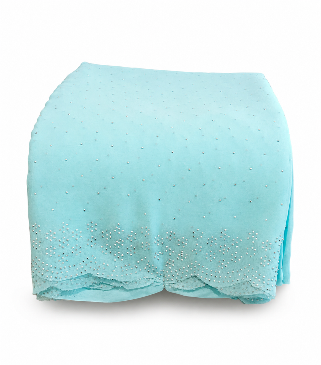 Sky Blue Single Saree